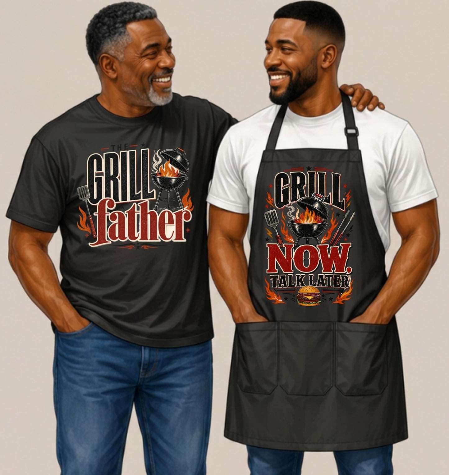 Grill Father Shirt & Apron Bundle Deal
