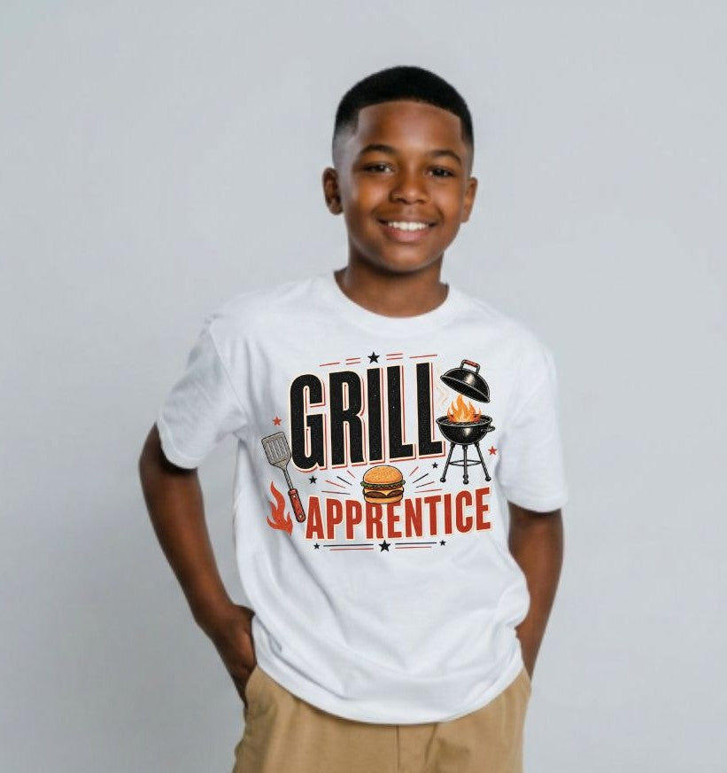 The Grill Apprentice Kids BBQ T-Shirt