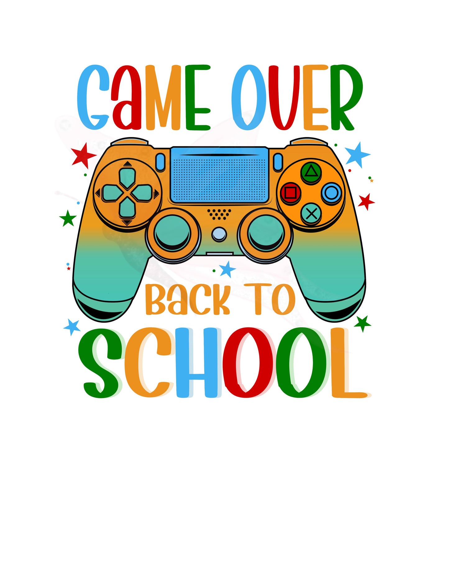 Game Over - Back to School PNG