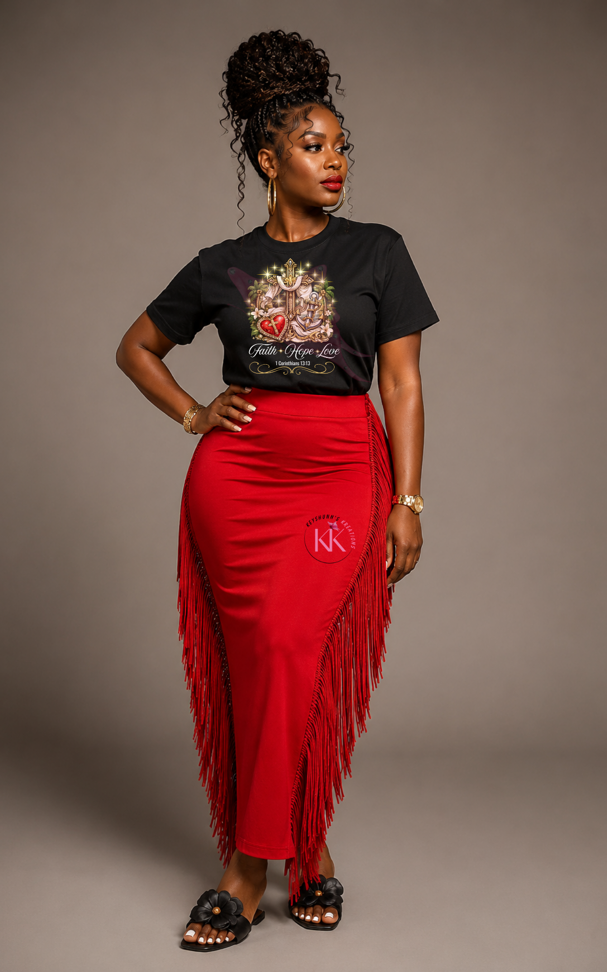Faith Hope Love Christian Shirt | 1 Corinthians 13:13 Faith-Based Graphic Tee