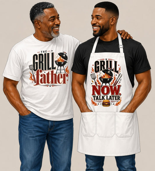 Grill Father Shirt & Apron Bundle Deal