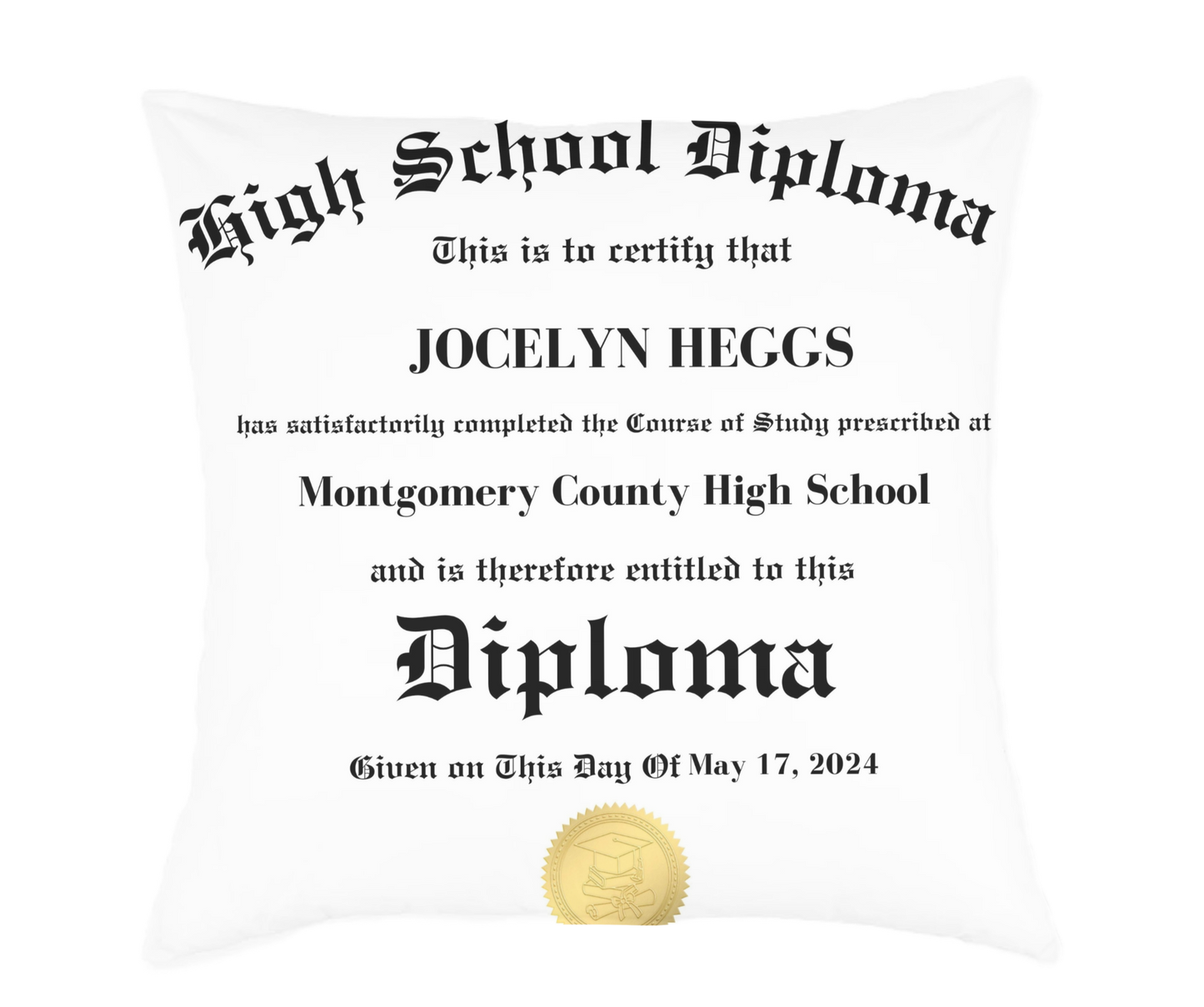 Graduation Pillow