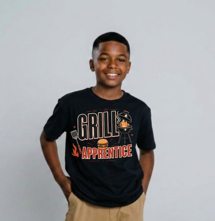 The Grill Apprentice Kids BBQ T-Shirt