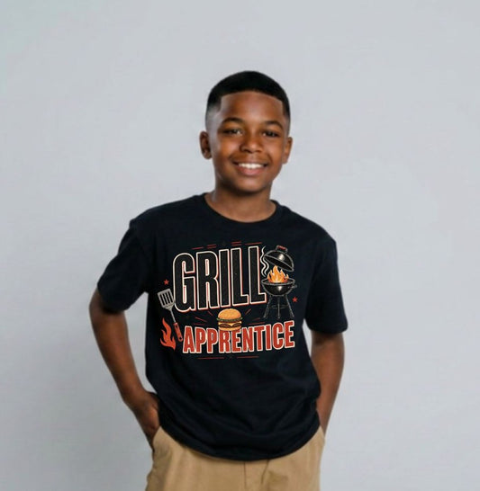 The Grill Apprentice Kids BBQ T-Shirt